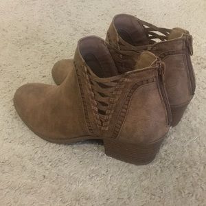 Brown ankle boots